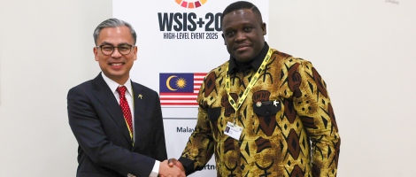 MENTERI KOMUNIKASI ADAKAN MESYUARAT DUA HALA DENGAN RAKAN SEJAWAT SEMPENA WSIS+20