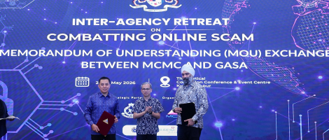 SURUHANJAYA KOMUNIKASI DAN MULTIMEDIA MALAYSIA, GLOBAL ANTI-SCAM ALLIANCE JALIN KERJASAMA PERANGI SCAM DIGITAL