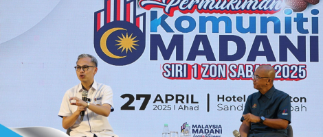 PERMUKIMAN KOMUNITI MADANI SIRI 1 ZON SABAH PERKASA KOMUNITI SEBAGAI EJEN KOMUNIKASI YANG BERWIBAWA