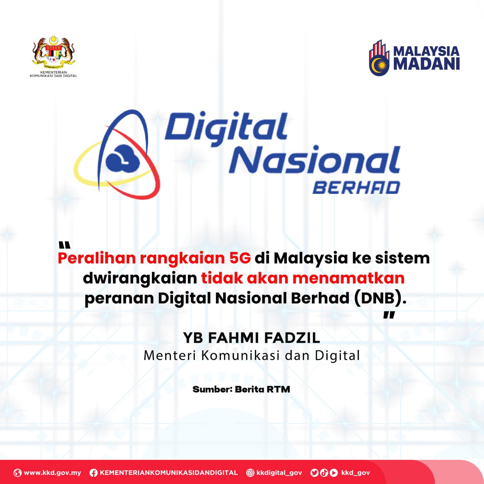 PERALIHAN RANGKAIAN 5G DI MALAYSIA KE SISTEM DWIRANGKAIAN