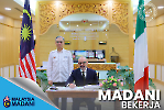 MENTERI KOMUNIKASI TERIMA KUNJUNGAN HORMAT DUTA BESAR ITALI KE MALAYSIA