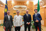 MENTERI KOMUNIKASI TERIMA KUNJUNGAN HORMAT DUTA BESAR ITALI KE MALAYSIA